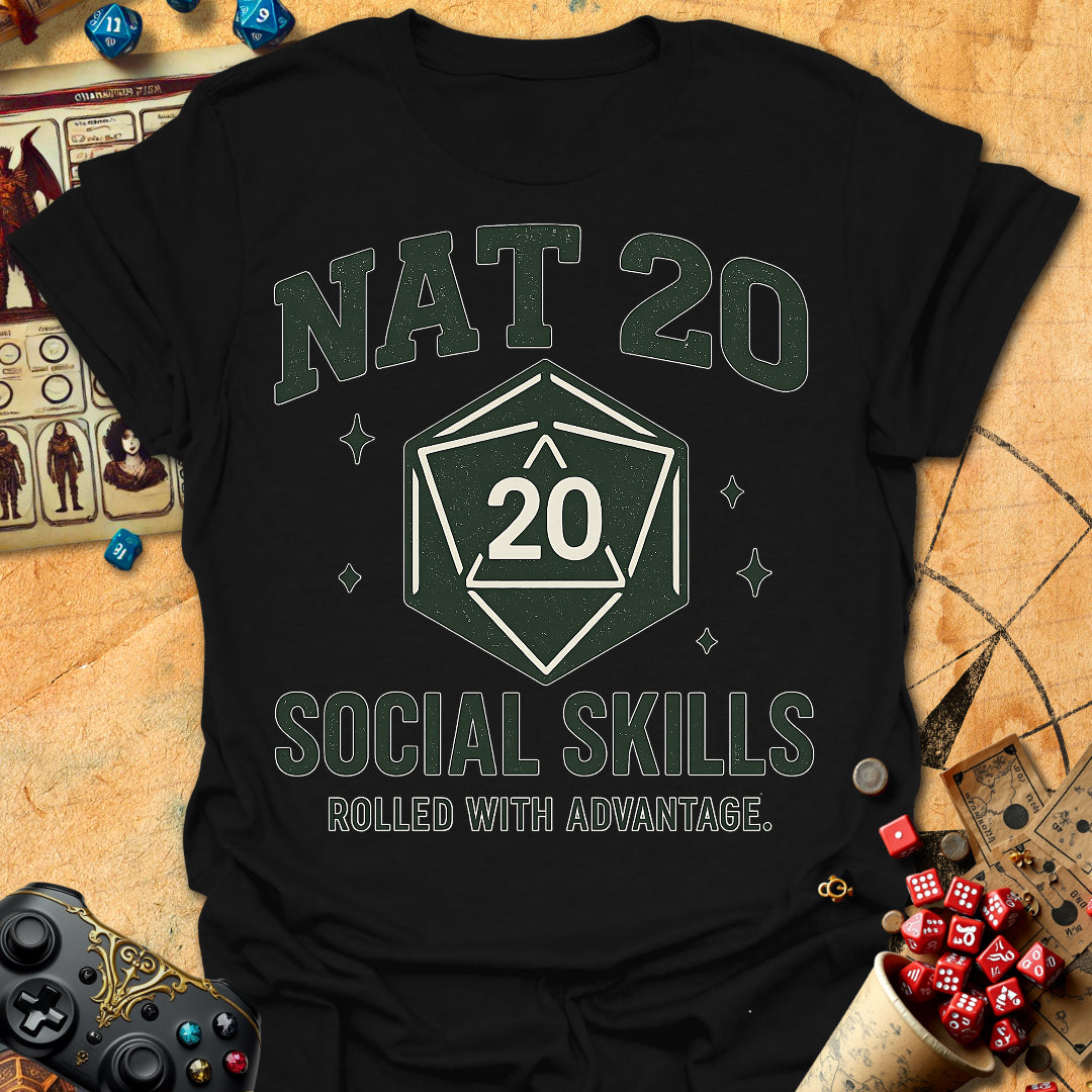Nat 20 Social Tee