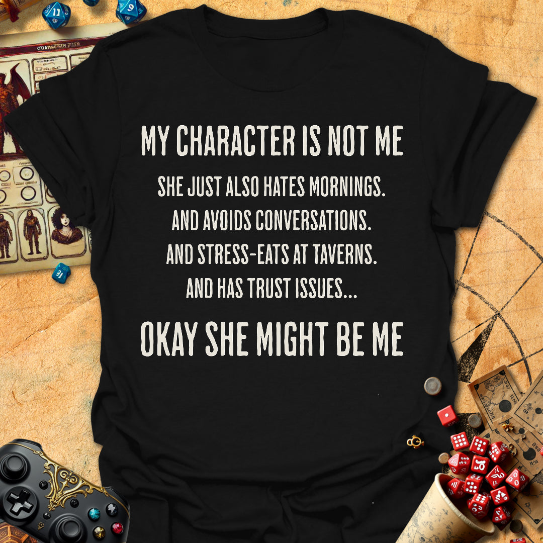 Character Not Me Tee