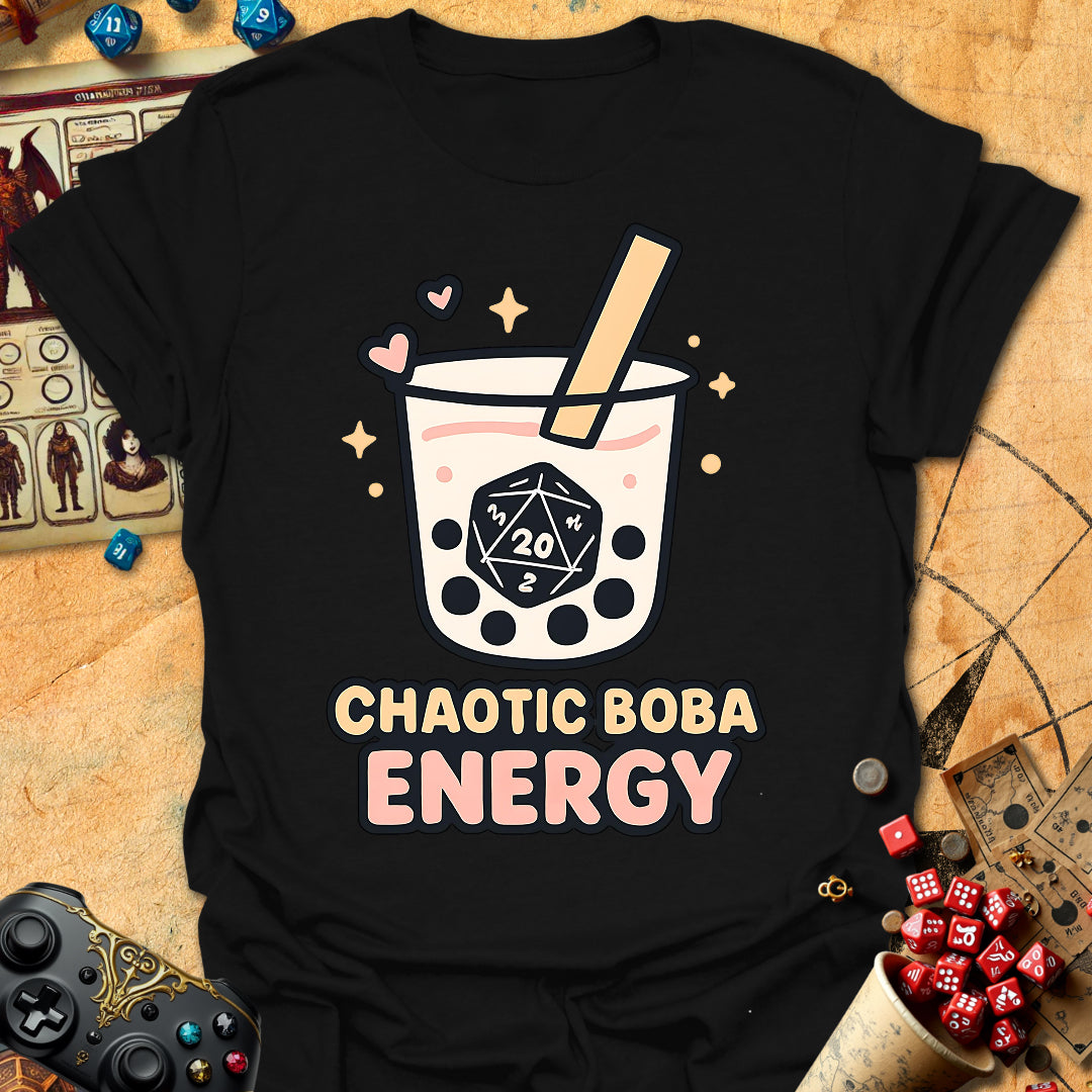 Chaotic Boba Energy Tee