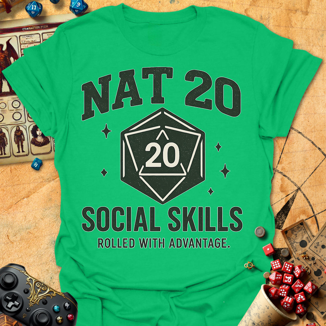 Nat 20 Social Tee