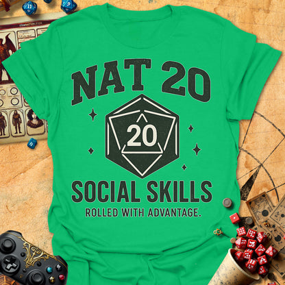 Nat 20 Social Tee