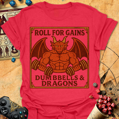 Dumbbells & Dragons Tee