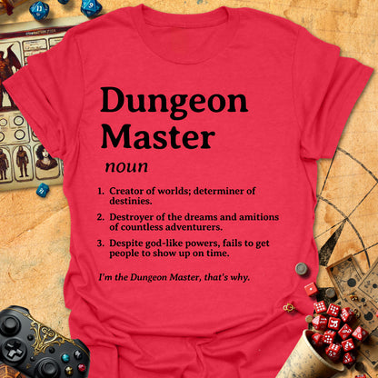 Dungeon Master Definition Tee