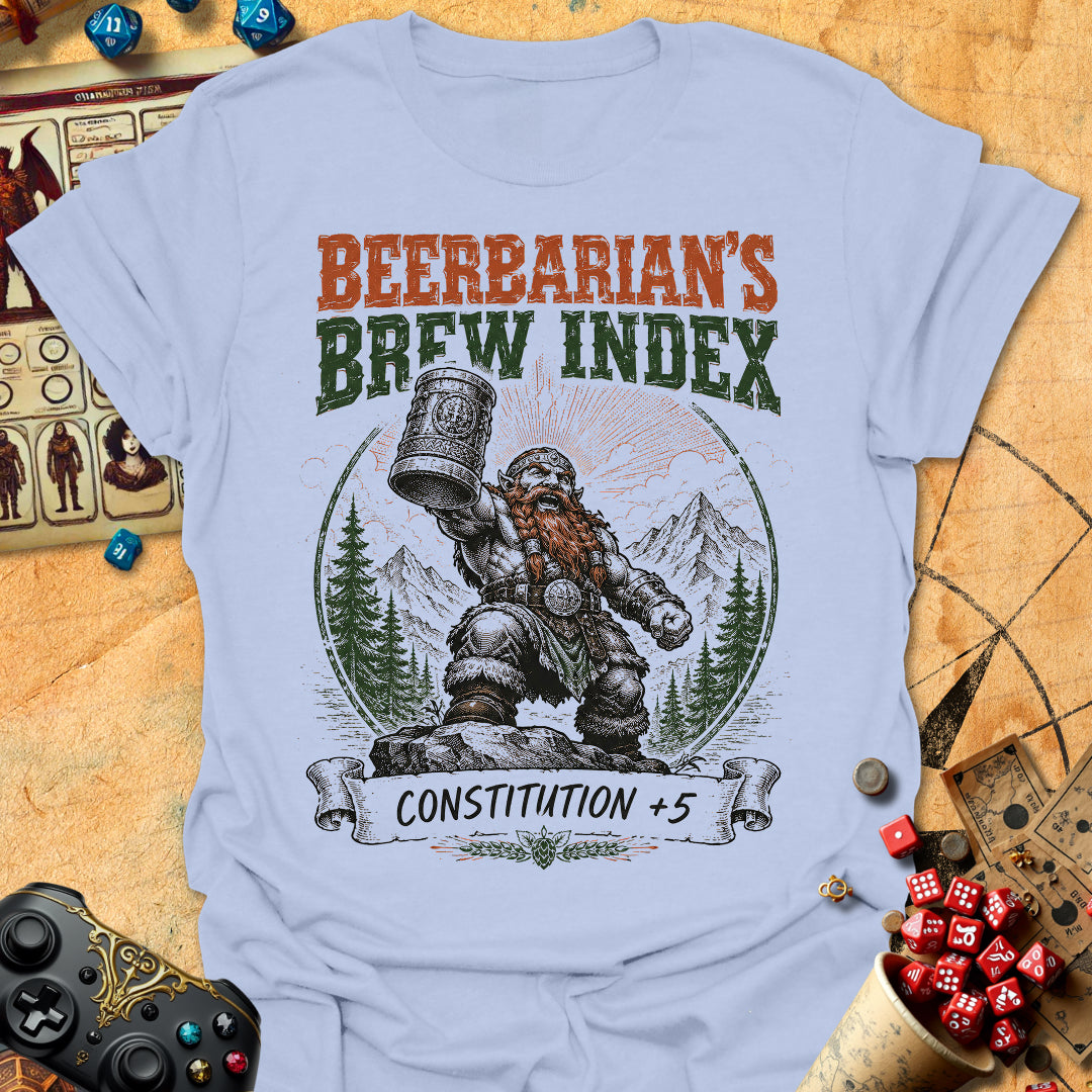 Beerbarian Brew Index Tee