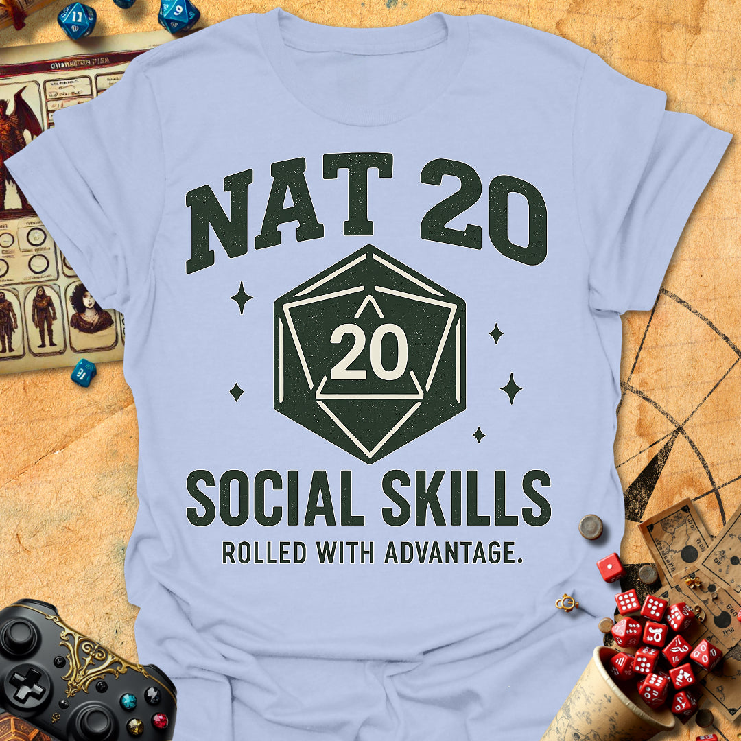 Nat 20 Social Tee