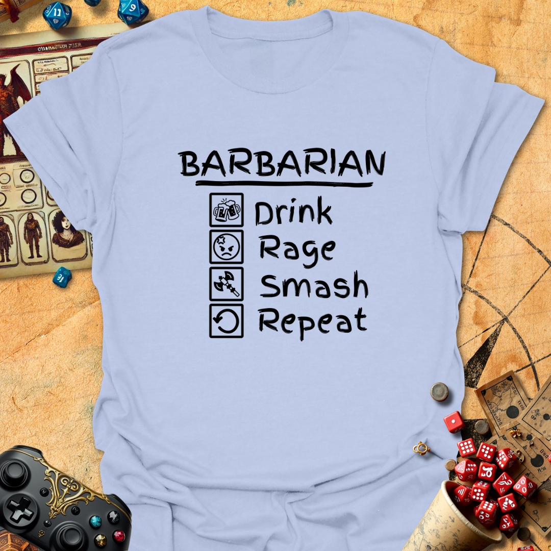 Barbarian Smash Repeat Tee