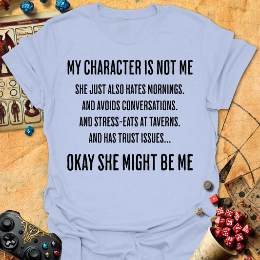 Character Not Me Tee