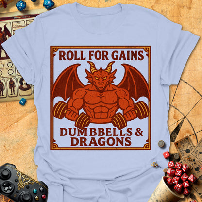 Dumbbells & Dragons Tee