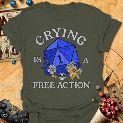 Crying Free Action Tee