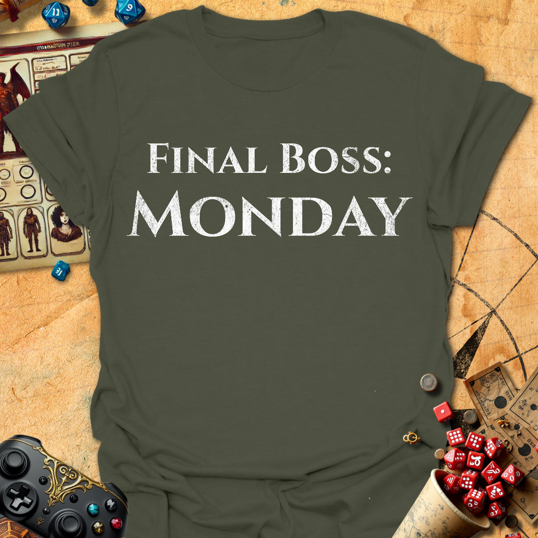 Final Boss Monday Tee