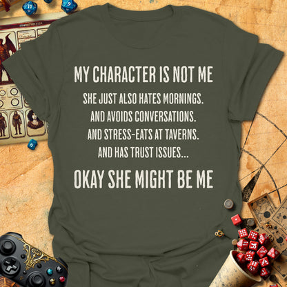 Character Not Me Tee