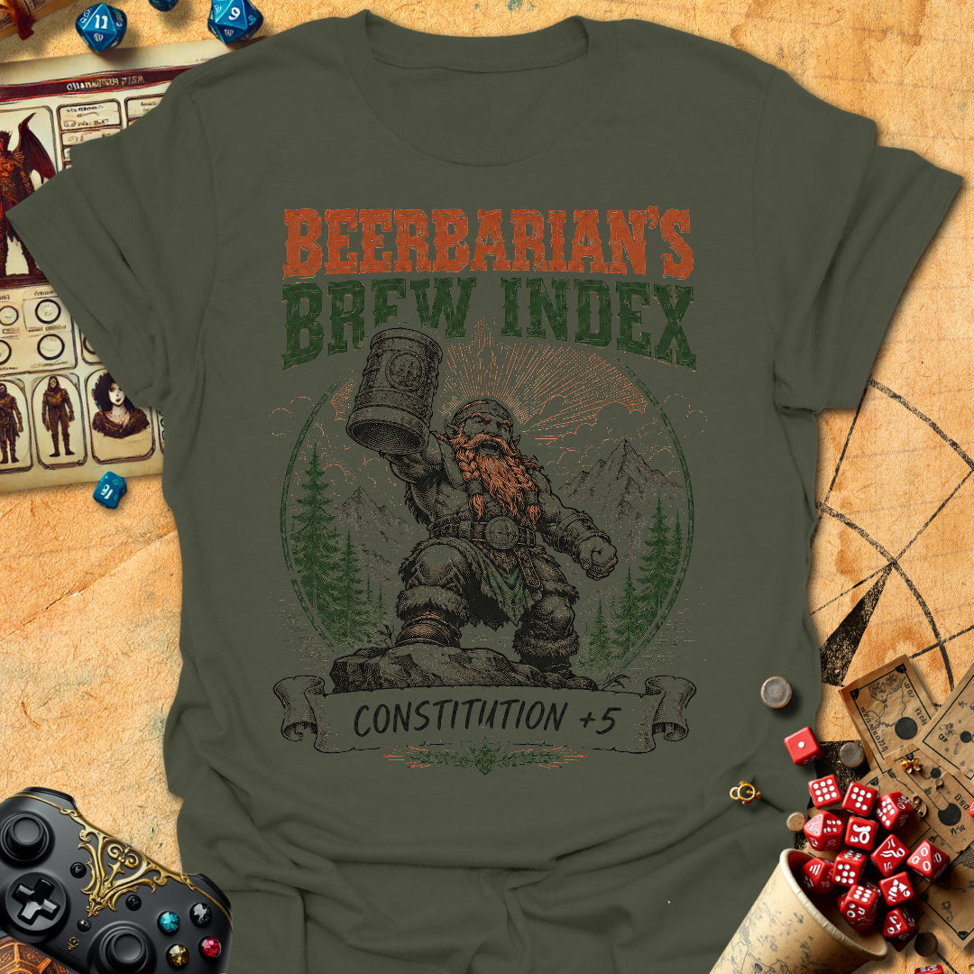 Beerbarian Brew Index Tee