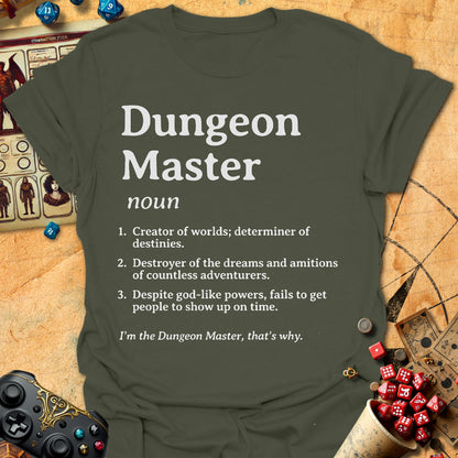 Dungeon Master Definition Tee