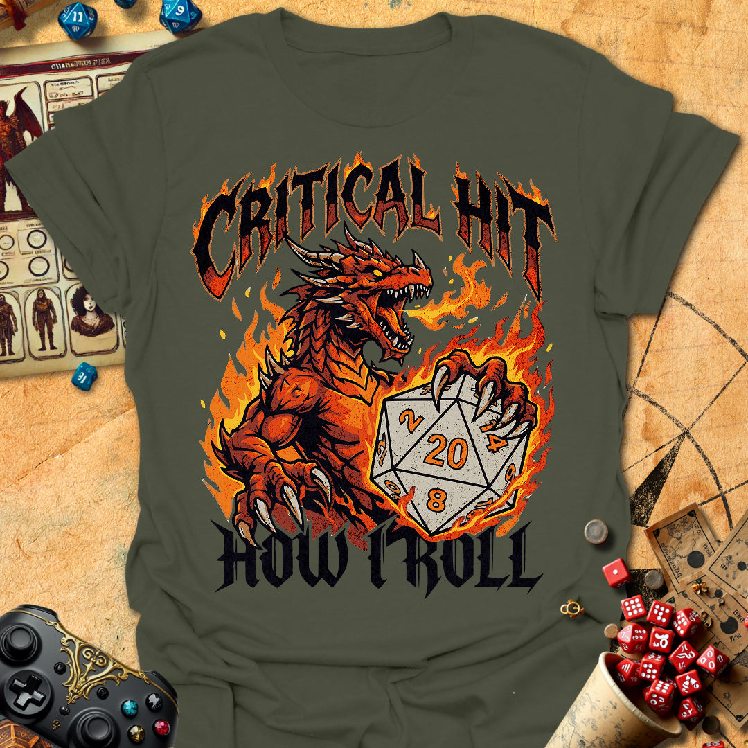 Critical Hit Dragon Tee