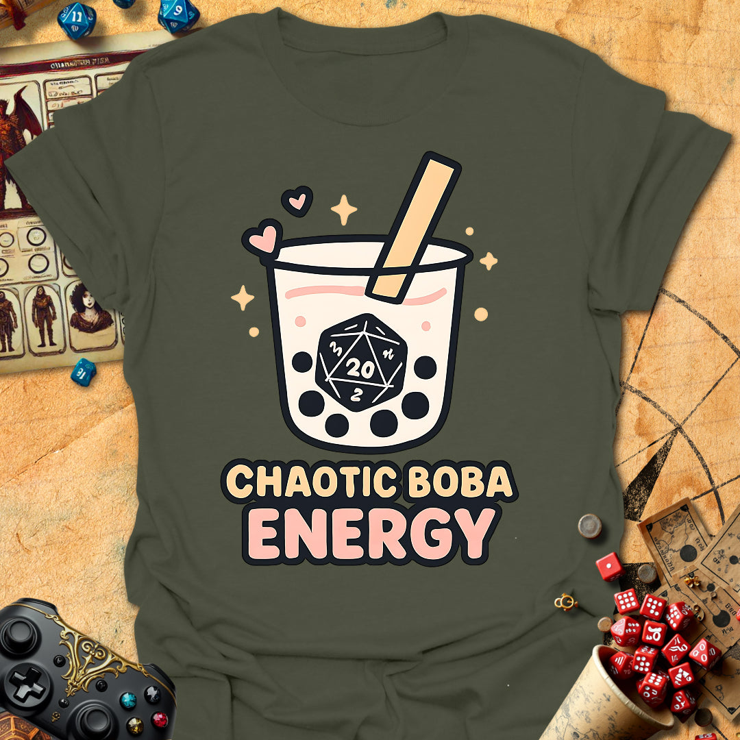 Chaotic Boba Energy Tee