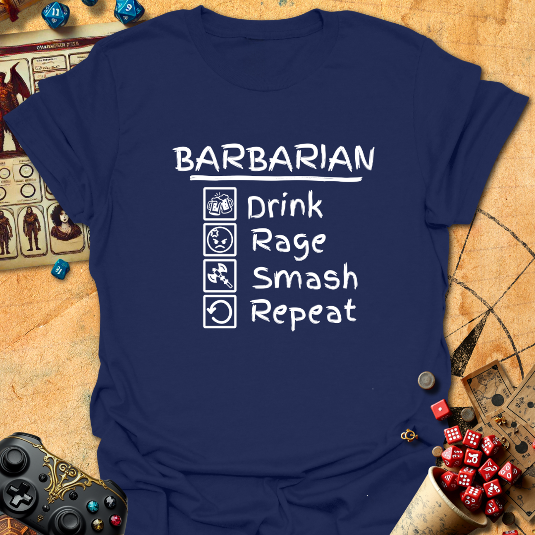 Barbarian Smash Repeat Tee