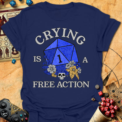 Crying Free Action Tee