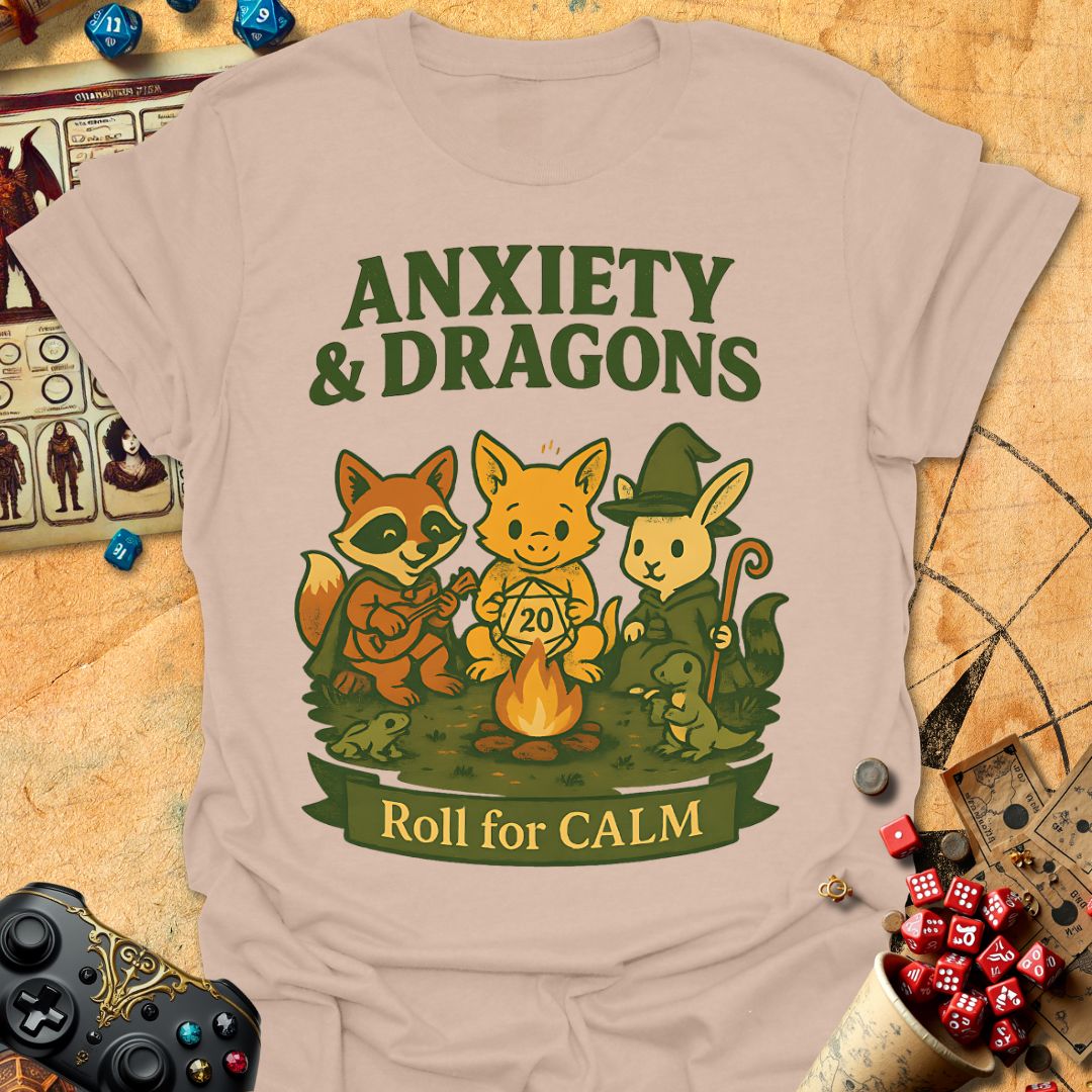 Anxiety & Dragons Tee