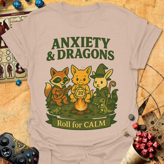 Anxiety & Dragons Tee