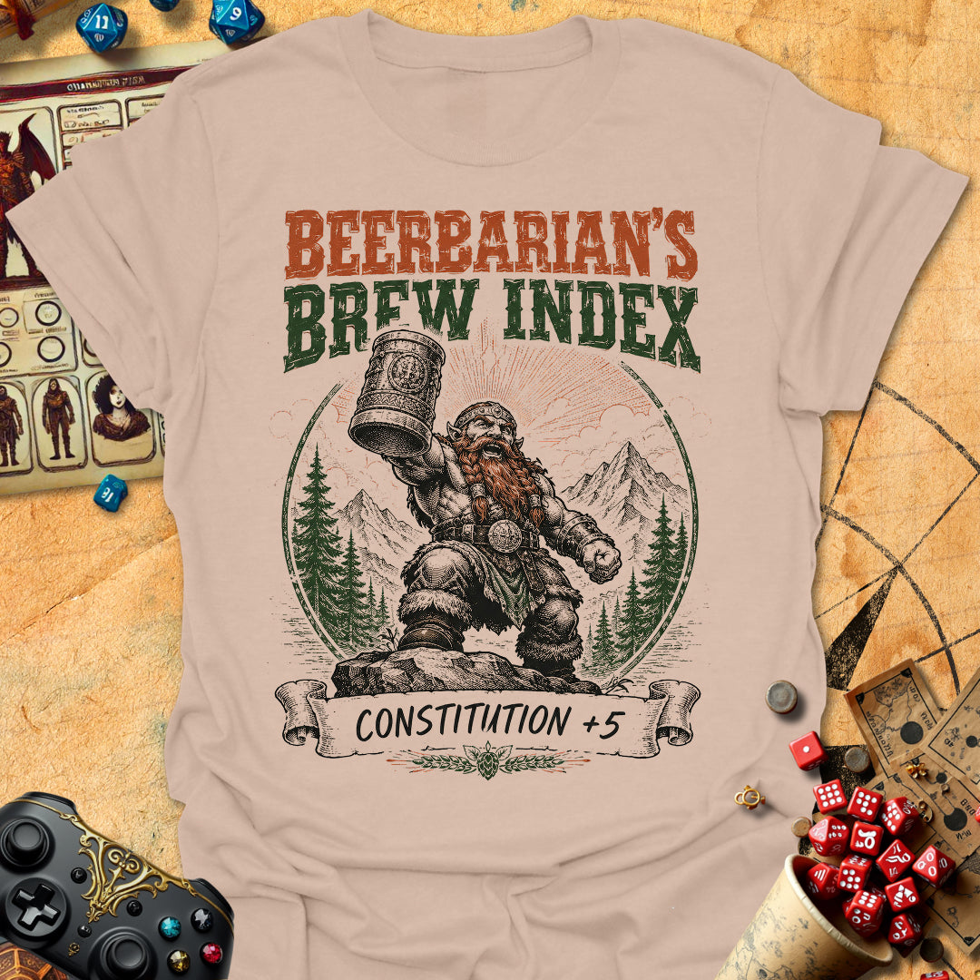 Beerbarian Brew Index Tee