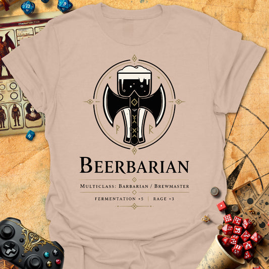 Beerbarian Stats Tee