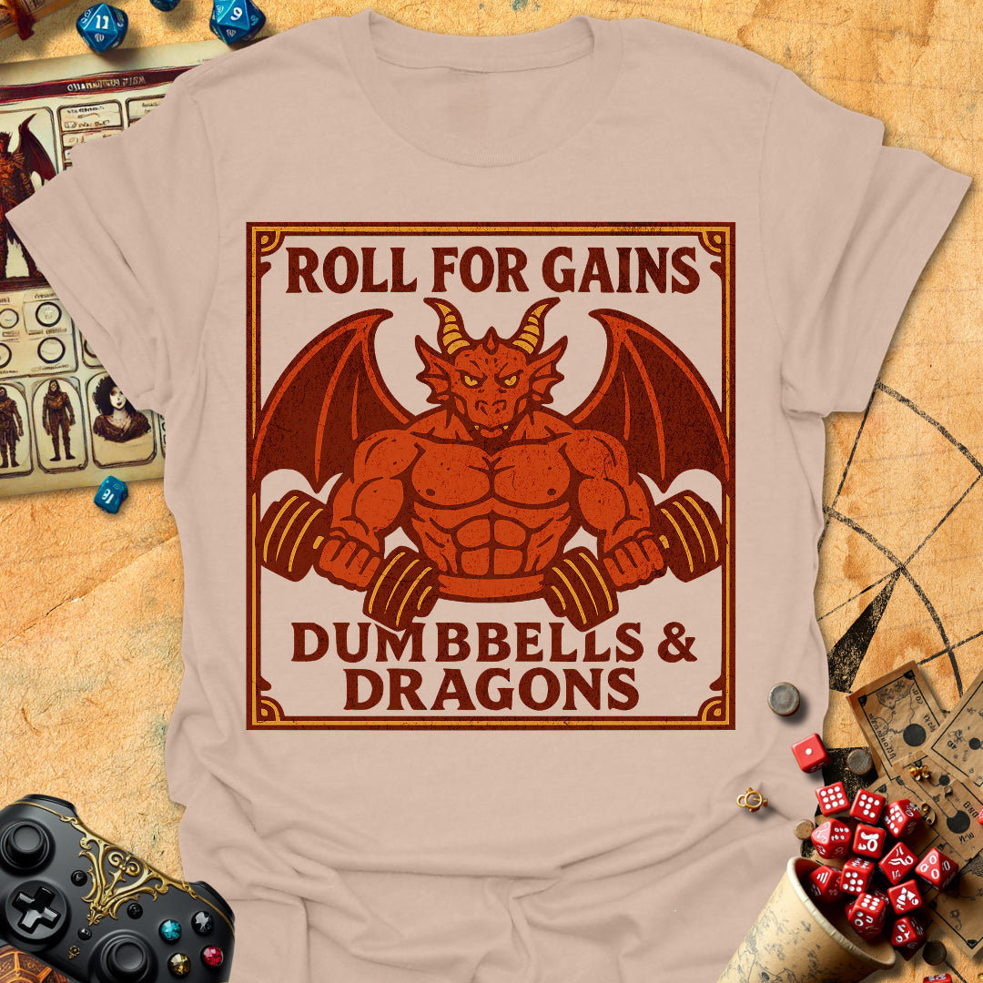 Dumbbells & Dragons Tee