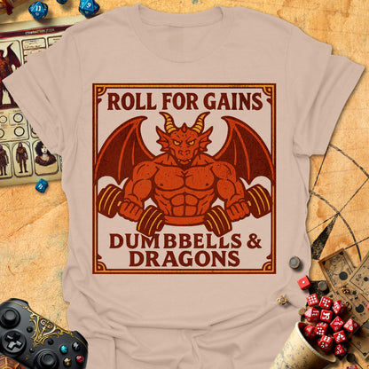Dumbbells & Dragons Tee