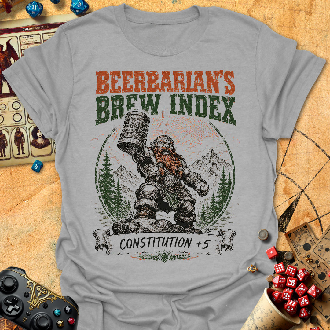 Beerbarian Brew Index Tee