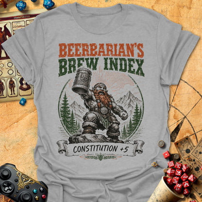 Beerbarian Brew Index Tee