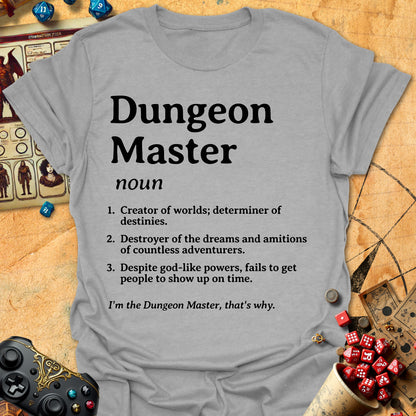 Dungeon Master Definition Tee