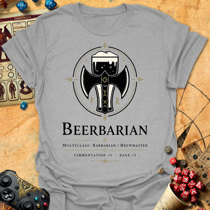 Beerbarian Stats Tee