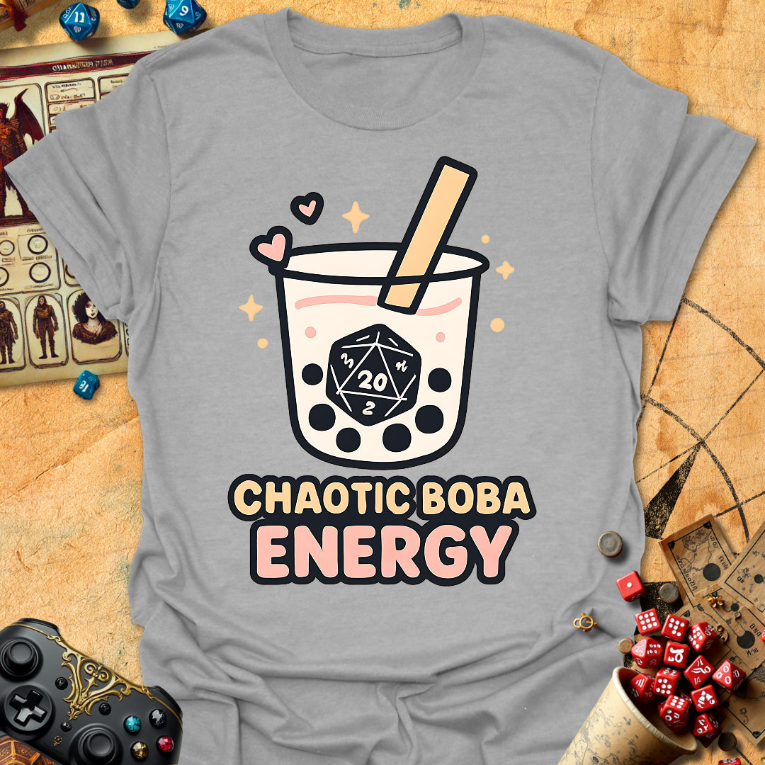 Chaotic Boba Energy Tee