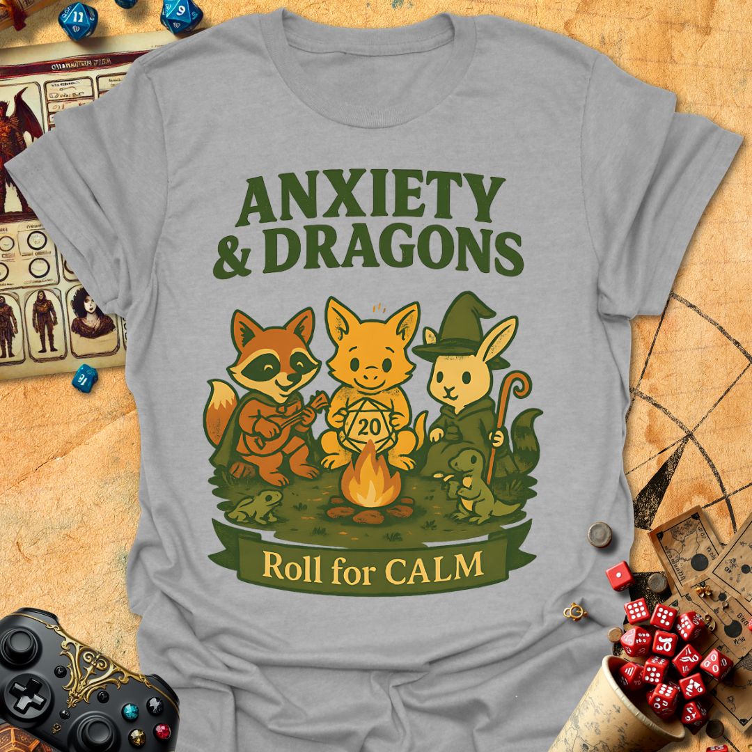 Anxiety & Dragons Tee