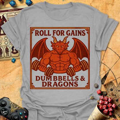 Dumbbells & Dragons Tee