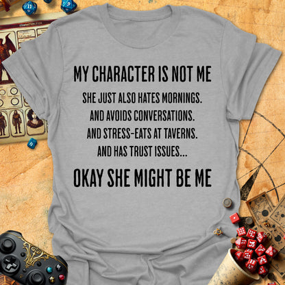 Character Not Me Tee