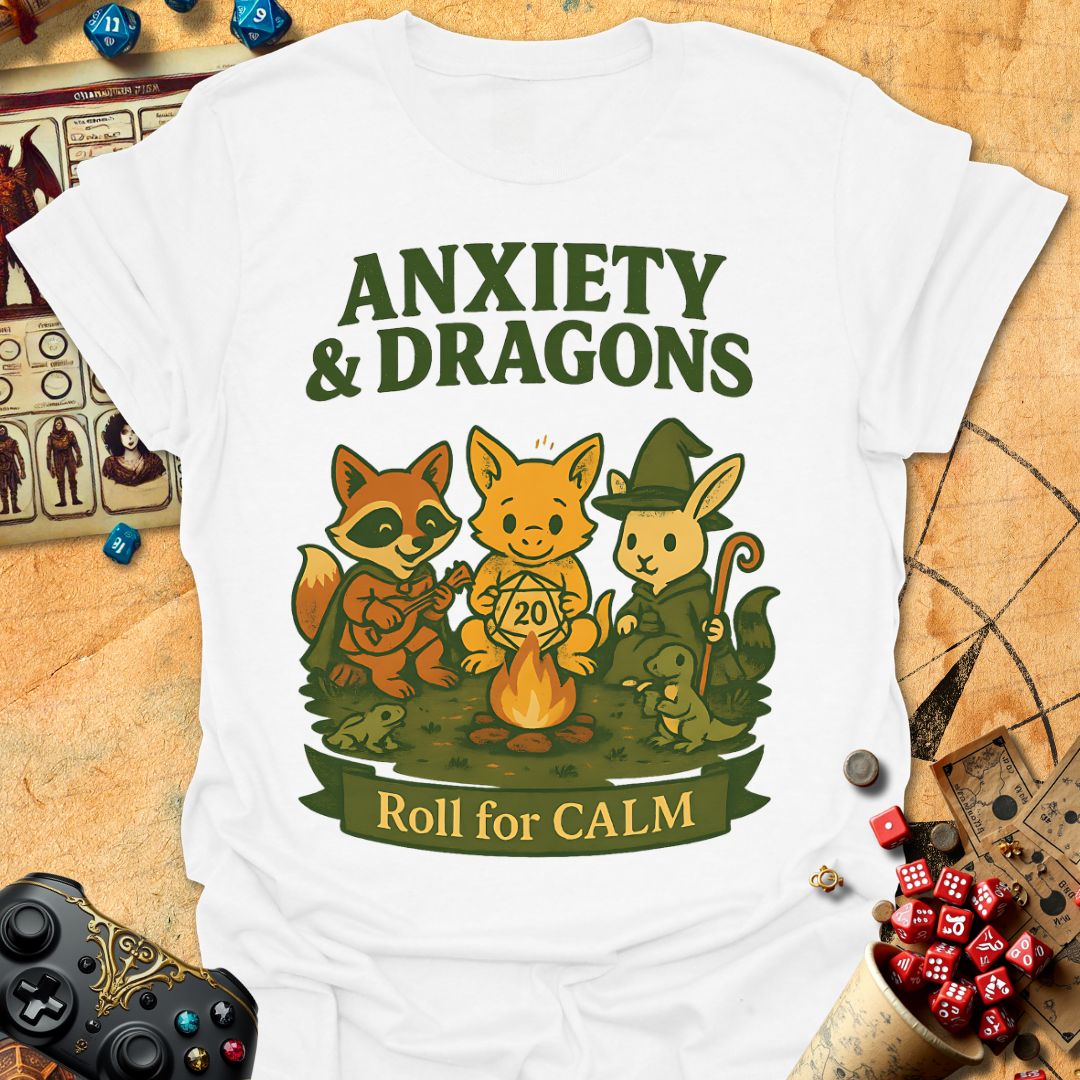 Anxiety & Dragons Tee
