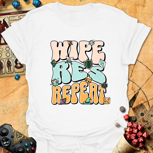 Wipe Res Repeat Color Tee