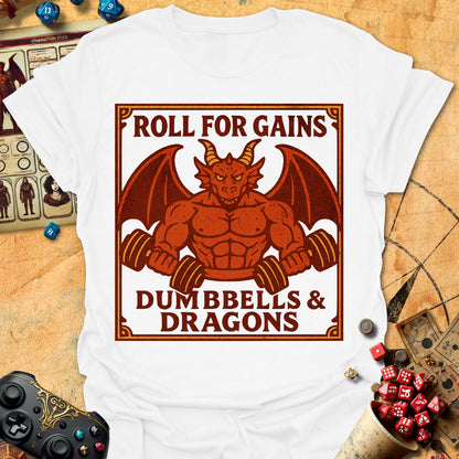 Dumbbells & Dragons Tee