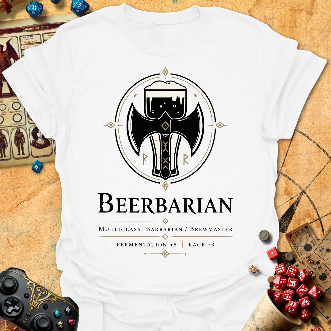 Beerbarian Stats Tee