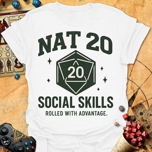 Nat 20 Social Tee