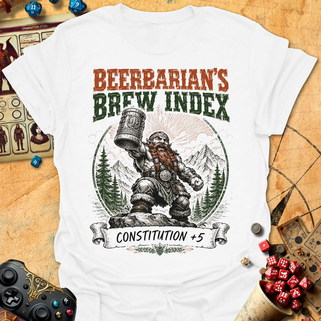 Beerbarian Brew Index Tee