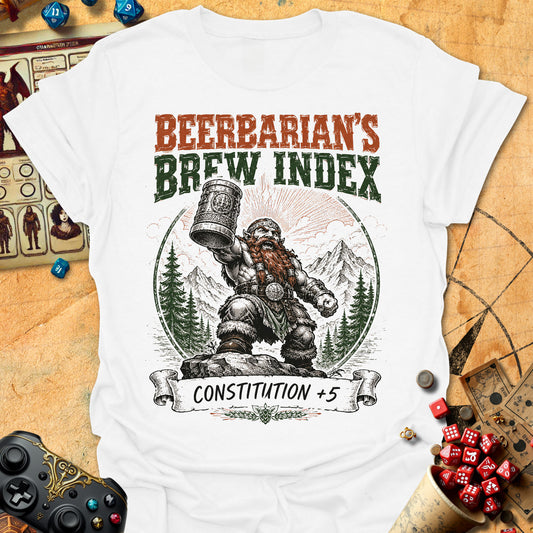Beerbarian Brew Index Tee