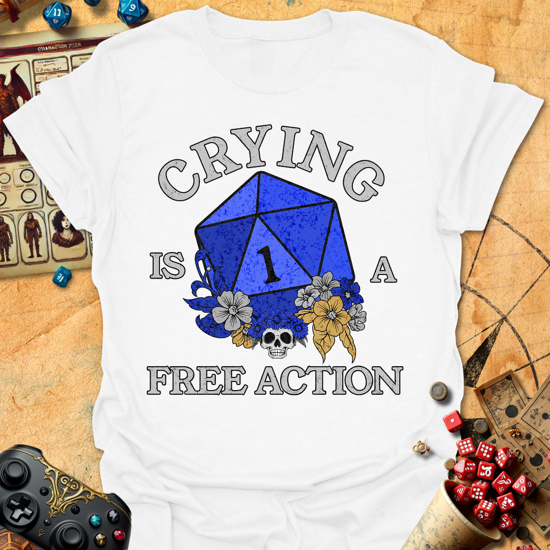 Crying Free Action Tee